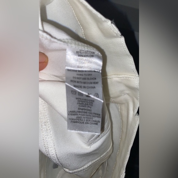 Patrizia Luca Split Front Ankle Pant in White - Picture 3 of 10